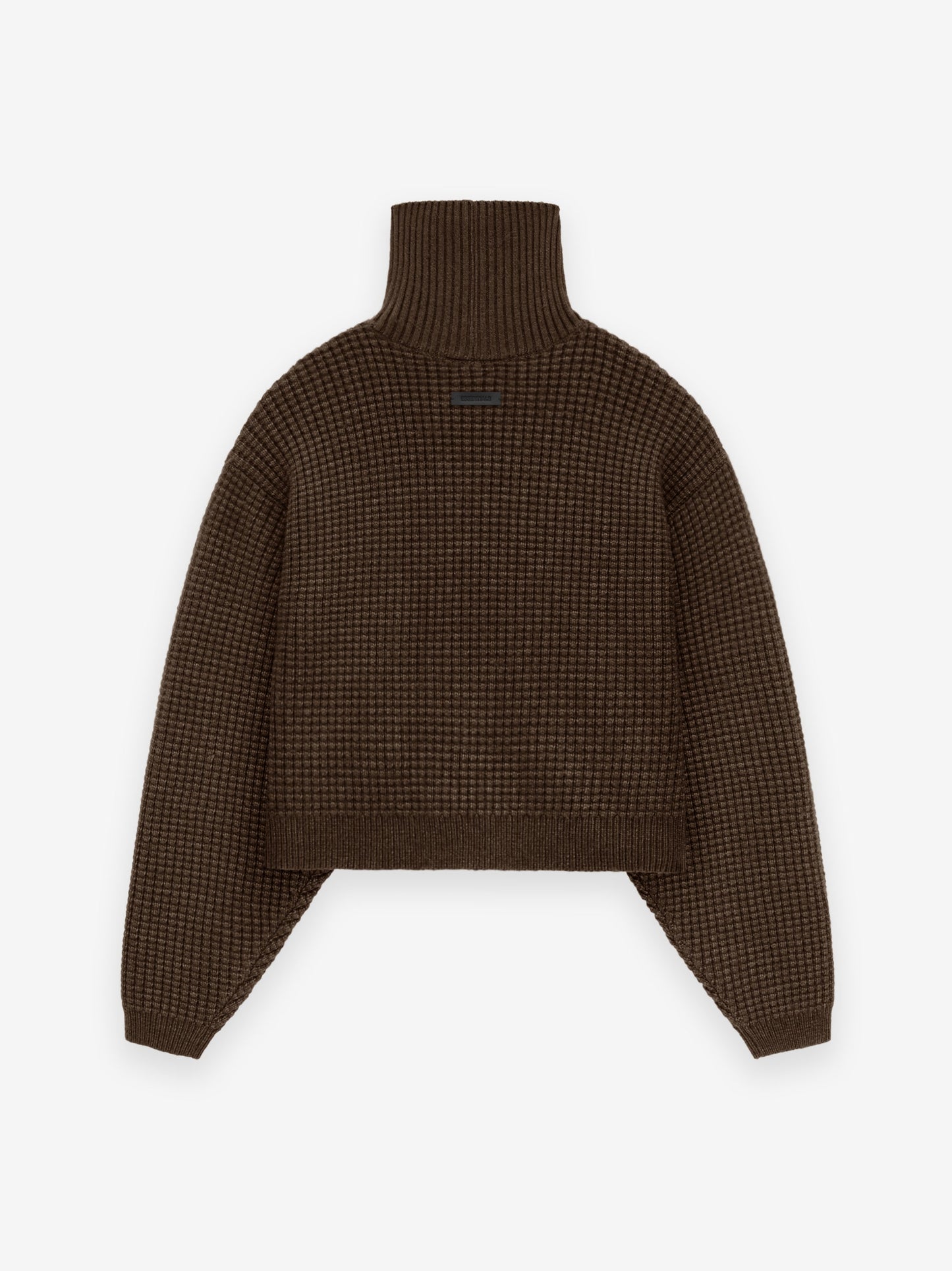 Women's Heavy Waffle Cropped Turtleneck