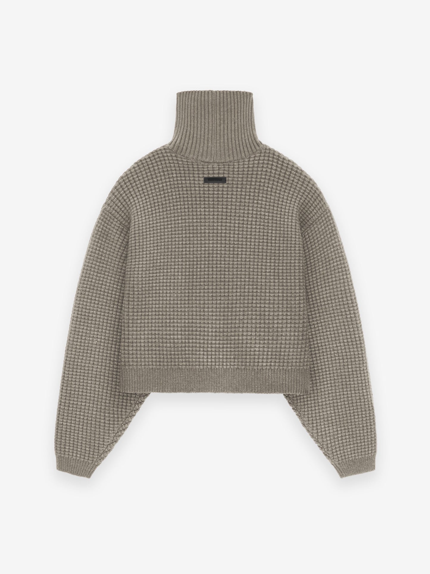 Women's Heavy Waffle Cropped Turtleneck