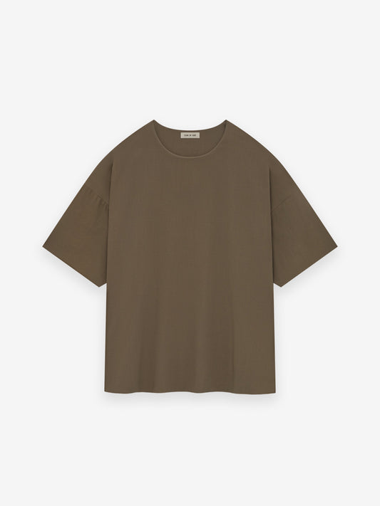 Wool Crepe Double Layer Tee