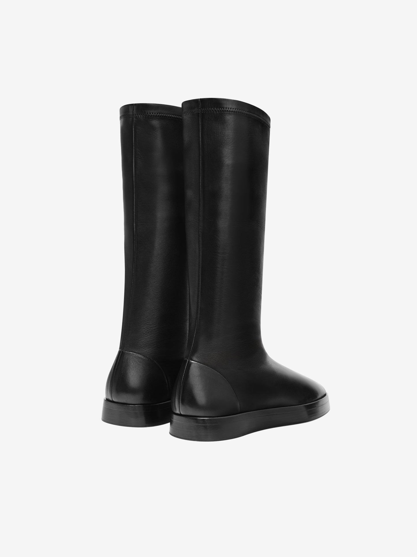 Leather Stretch Boot