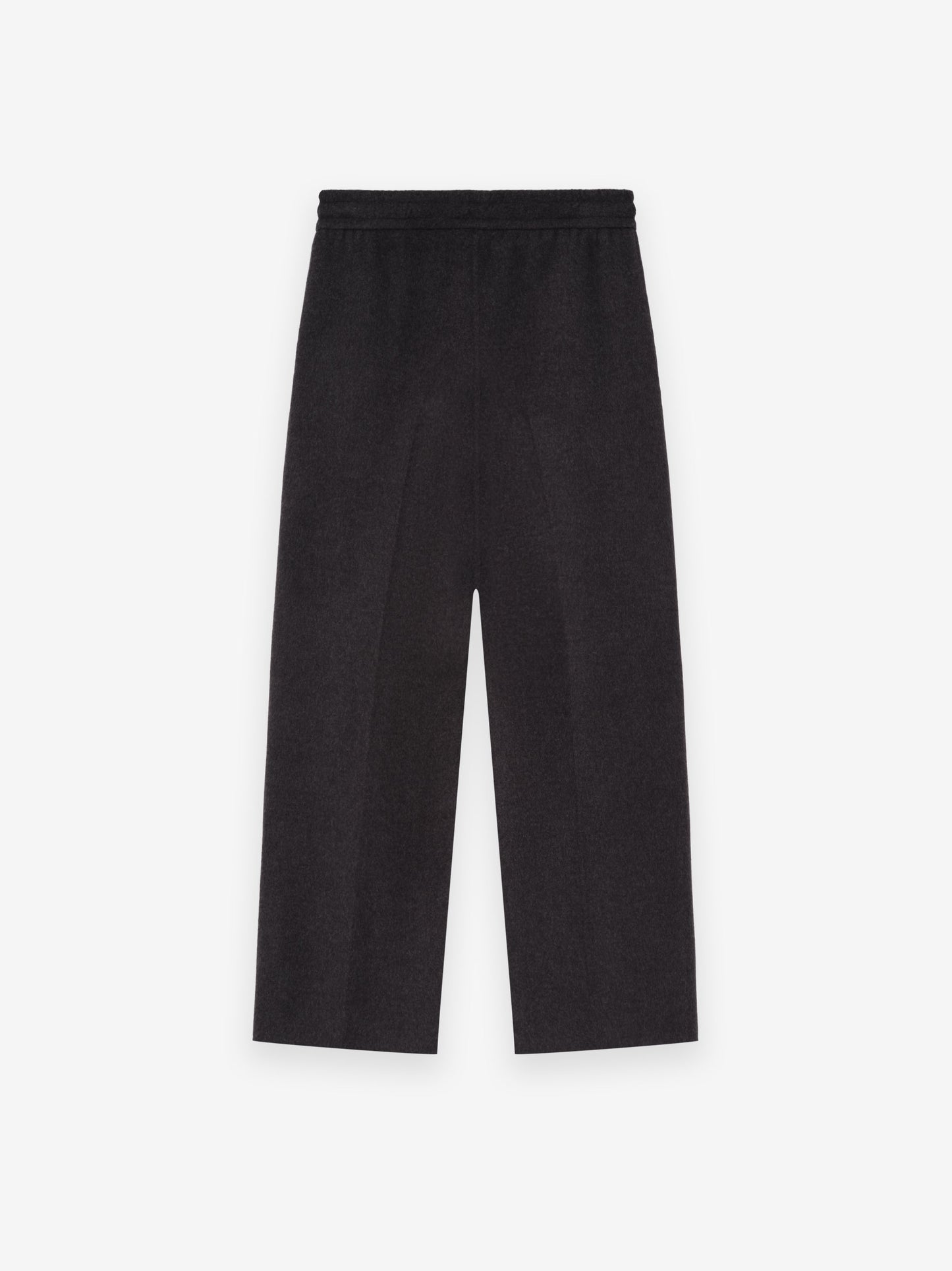 Wool Cashmere Drawstring Wide Leg Pant