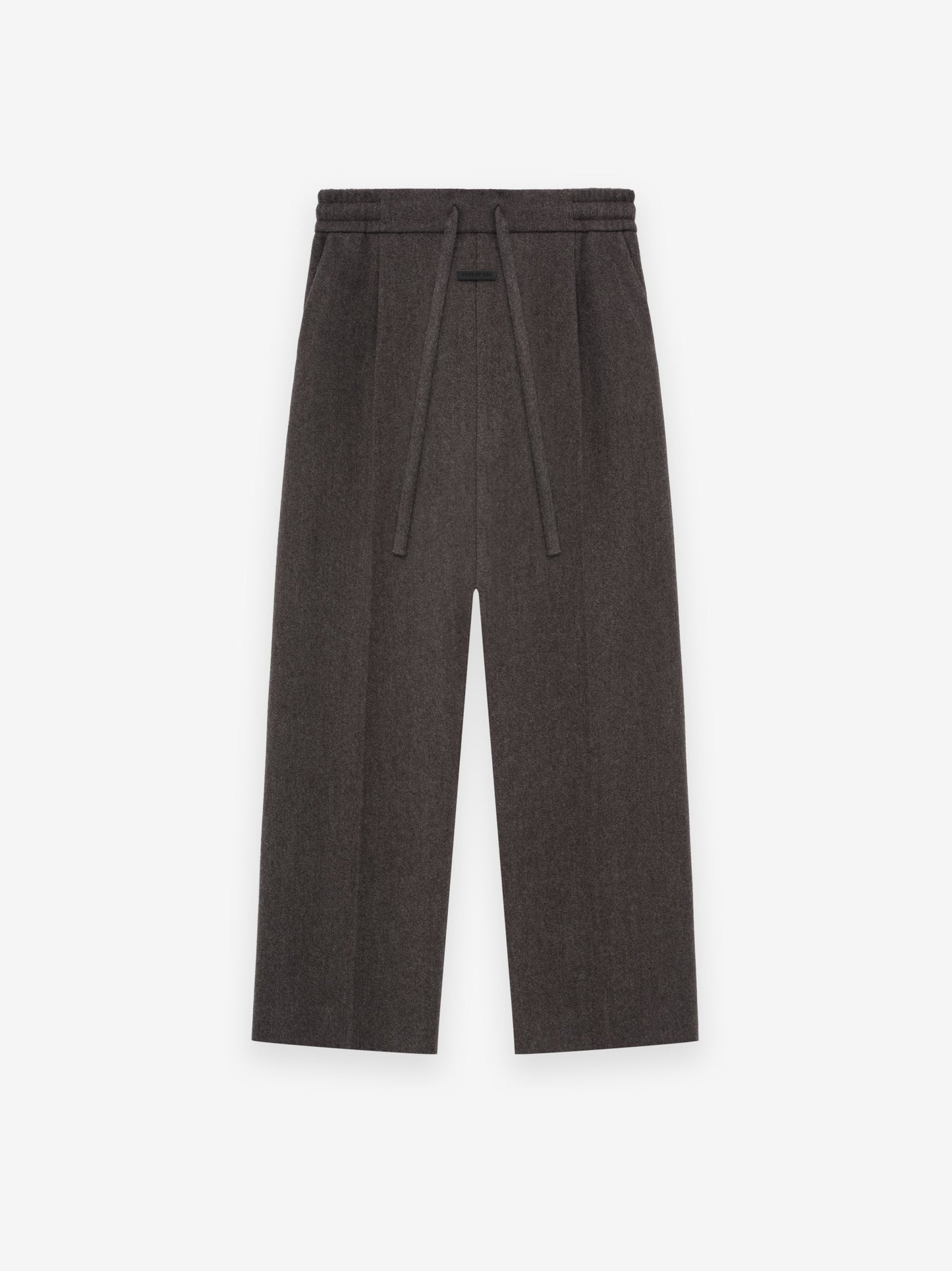 Heavy Wool Drawstring Wide Leg Pant