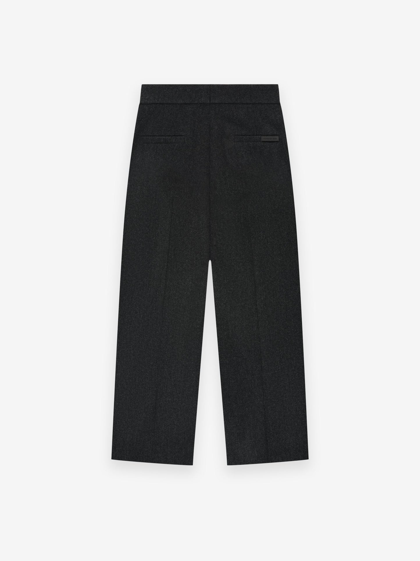 Wool Flannel Wide Leg Trousers