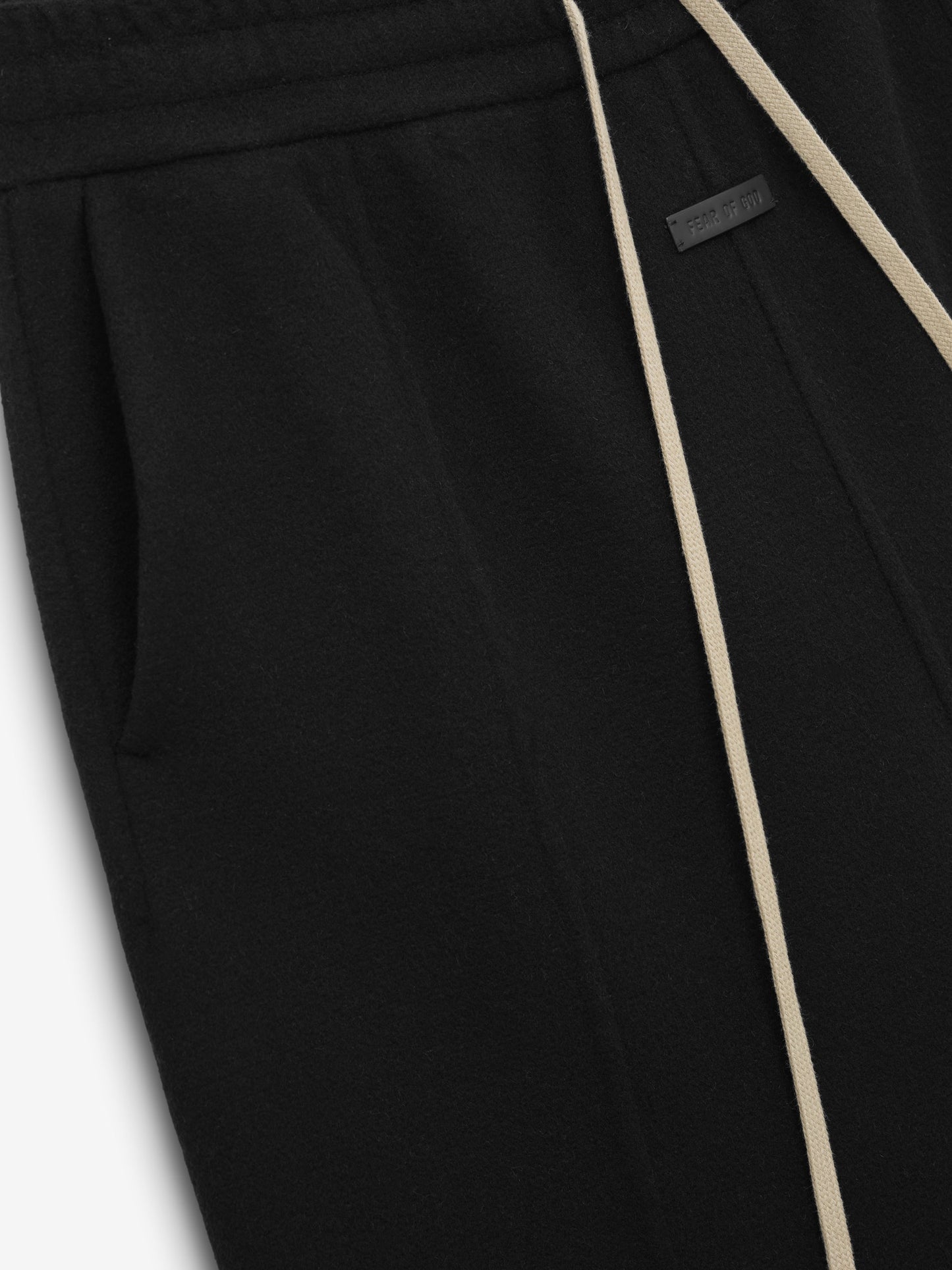 Wool Cashmere Drawstring Forum Pant